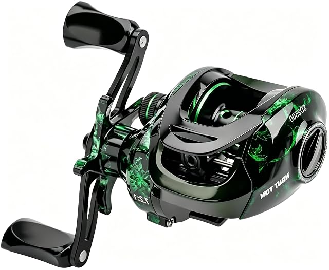 YKLP baitcasting reel with magnetic brake system