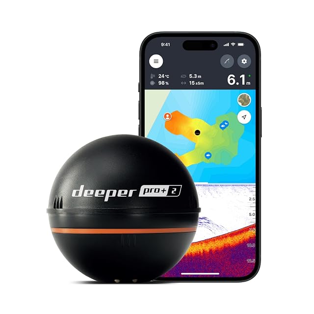 Deeper Smart Sonar Pro+ 2 castable sonar with GPS