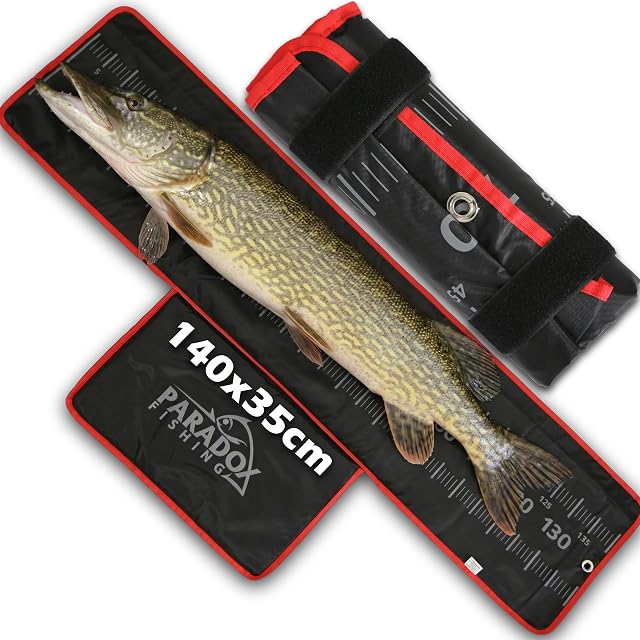 Paradox Fishing 140 by 35 cm unhooking mat with measuring tape